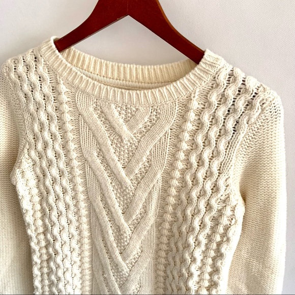 Tommy Hilfiger Cable Knit Wool Blend Sweater - Picture 5 of 11